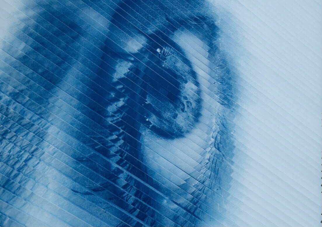 AGAMOGRAPH AUGEN – Detail der facettierten Oberfläche